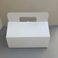 White Cupcake Window Handle Box With Paper Insert