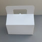 20PCS White Paper Handle Dessert Bakery Box with Insert