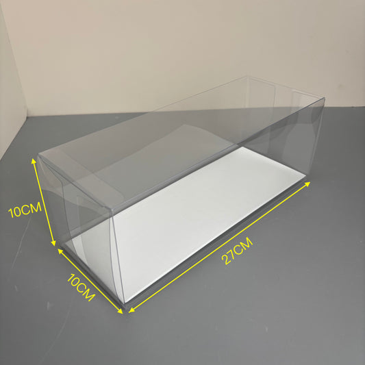 20PCS Long Cake Dessert Clear Box with Paper Board