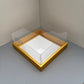 10PCS Square Charcuterie & Food Box Paper Base Box with Clear Cover