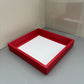 10PCS Square Charcuterie & Food Box Paper Base Box with Clear Cover
