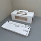 30PCS Rectangle White Paper Window Box with Insert