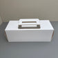 30PCS Rectangle White Paper Window Box with Insert