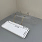 20PCS Rectangle Clear Dessert Box with Gold Rope and Insert