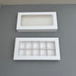 10PCS 10-cells Bonbon Chocolate & Mini Macaroons Drawer Box