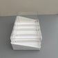 10 Boxes 5-paper Inserts Chocolate Bar & Popsicle Dessert Paper Base Box With Clear Lid