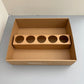10 Boxes Kraft 2 Pieces Special Drawer Sleeve Box for Charcuterie Food Snack Fruit
