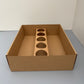 10 Boxes Kraft 2 Pieces Special Drawer Sleeve Box for Charcuterie Food Snack Fruit