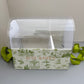 5 Boxes Green Flower & Cake Box