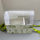 5 Boxes Green Flower & Cake Box