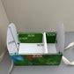 5 Boxes Green Flower & Cake Box