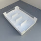 10 Boxes 4-cakesicles paper inserts white base box with clear cover