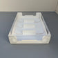 10 Boxes 4-cakesicles paper inserts white base box with clear cover