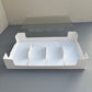 10 Boxes 4-cakesicles paper inserts white base box with clear cover
