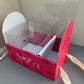 5 Boxes Red Flower & Cake Box