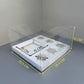 10 Boxes 5-cupcakes & bento cake clear box with paper insert