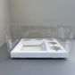 10 Boxes 5-cupcakes & bento cake clear box with paper insert