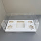 10 Boxes 4-cupcakes & bento cake clear box with paper insert