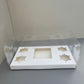 10 Boxes 4-cupcakes & bento cake clear box with paper insert
