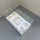 10 Boxes 4-cupcakes & bento cake clear box with paper insert