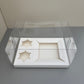 10 Boxes 2-cupcakes & bento cake clear box with paper insert