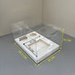 10 Boxes 2-cupcakes & bento cake clear box with paper insert