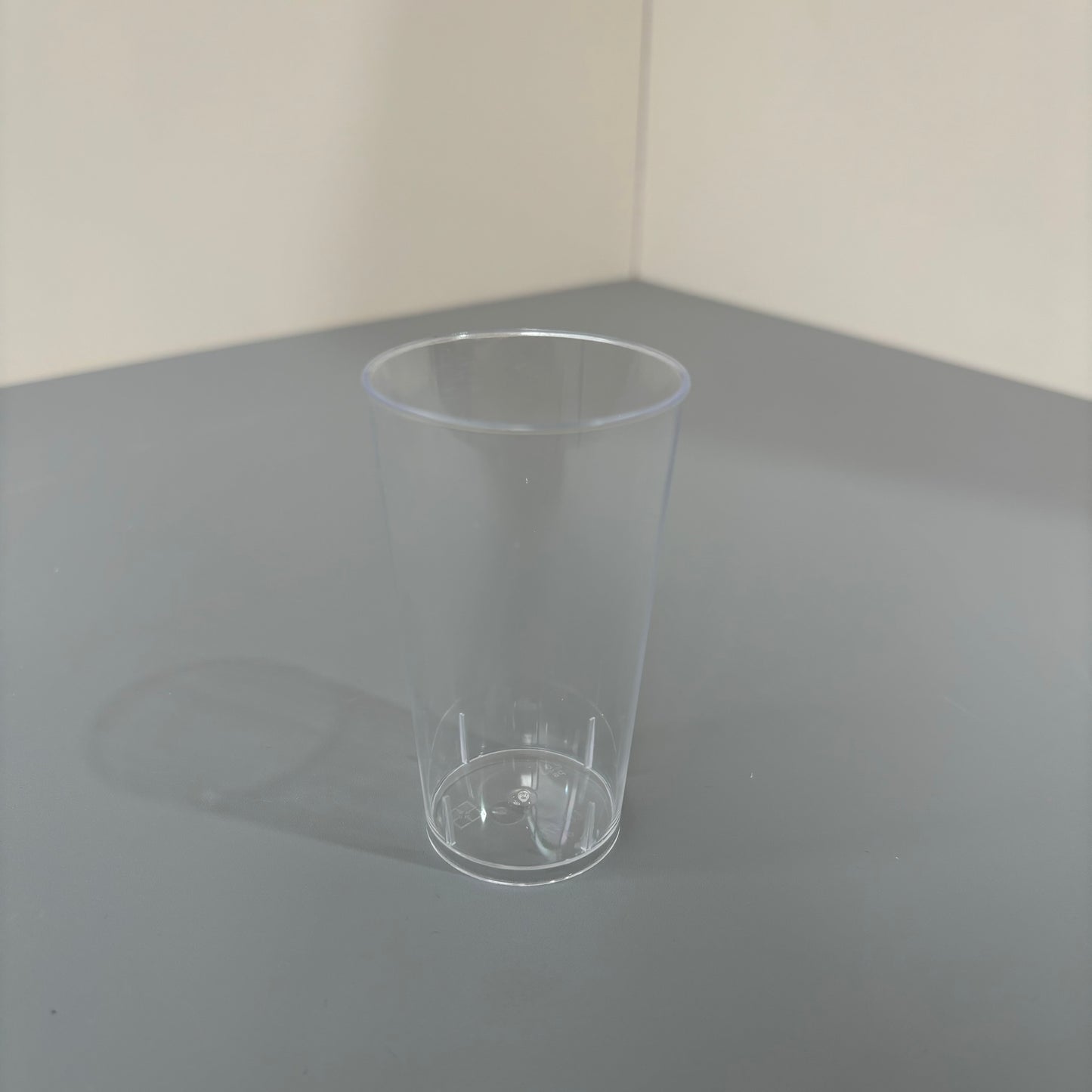 100 sets 3oz clear acrylic round shooter cup with clear spoon