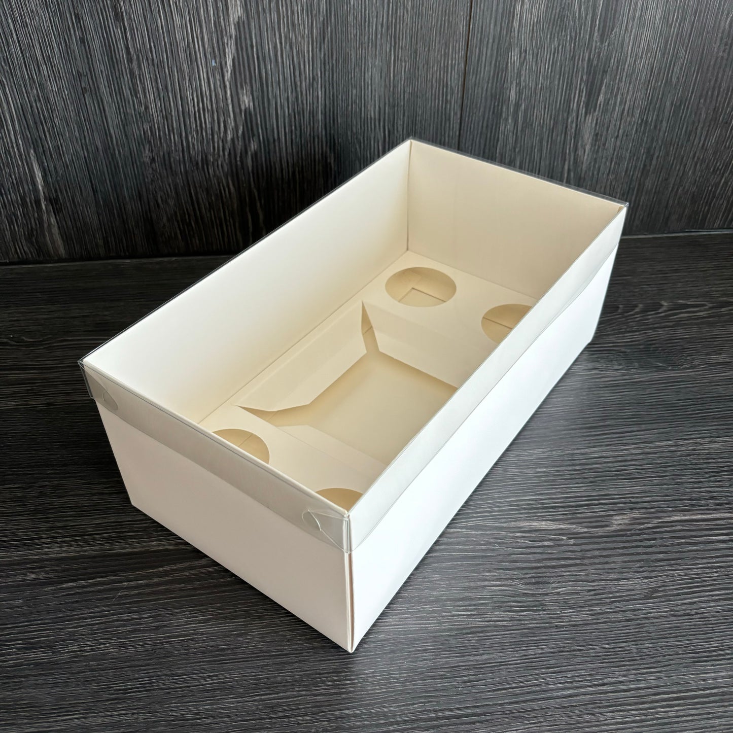 10 boxes 4-cupcake & bento box - white