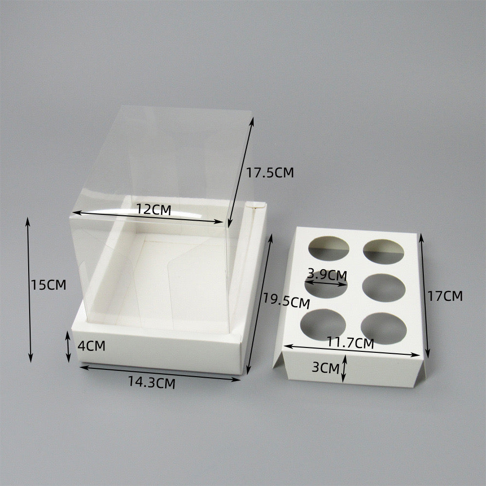 10 boxes 6-round 3oz shooter box with clear lid