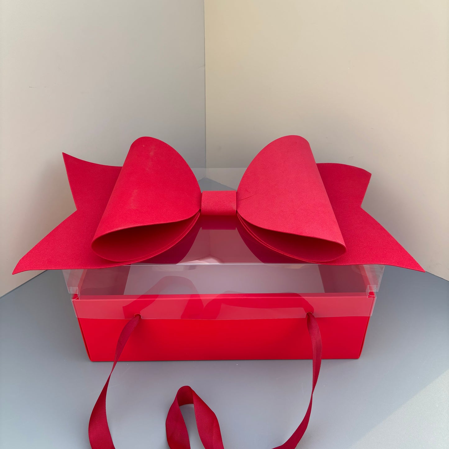 5 boxes Valentine's Day red gift box with bow tie