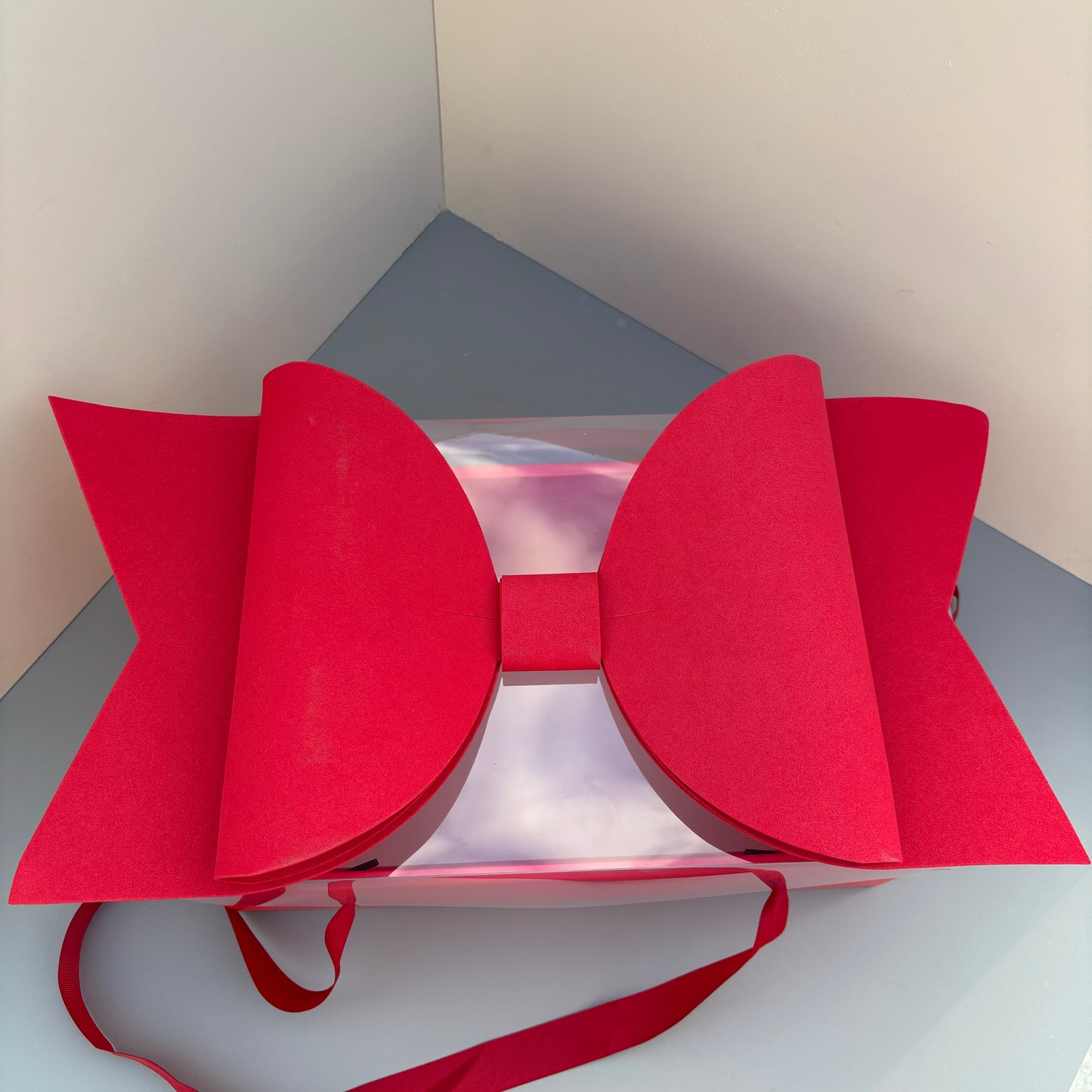 5 boxes Valentine's Day red gift box with bow tie