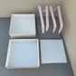 10PCS Luxury Cake Box for 4in/6in/8in Cheese Cake (Cake board included)