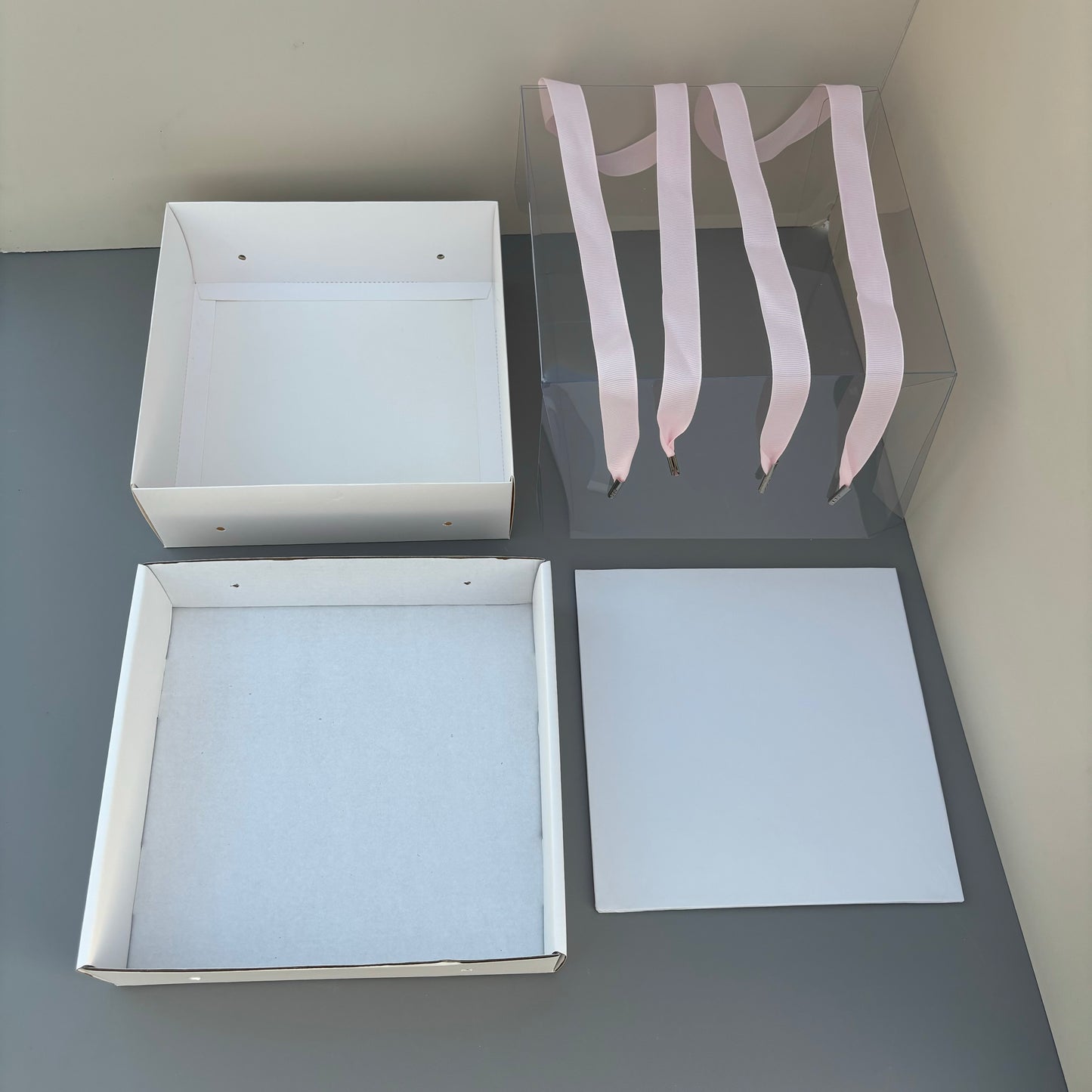 10PCS Luxury Cake Box for 4in/6in/8in Cheese Cake (Cake board included)