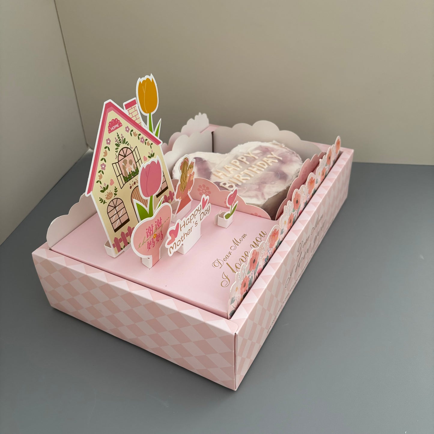 5 boxes Mother's Day cake gift box