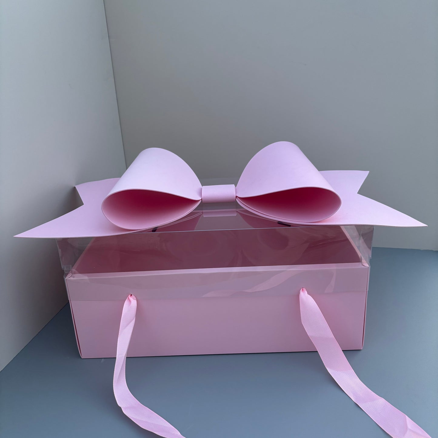 5 boxes Valentine's Day pink gift box with bow tie