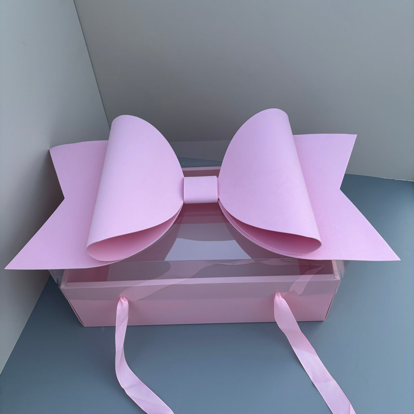 5 boxes Valentine's Day pink gift box with bow tie