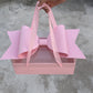 5 boxes Valentine's Day pink gift box with bow tie