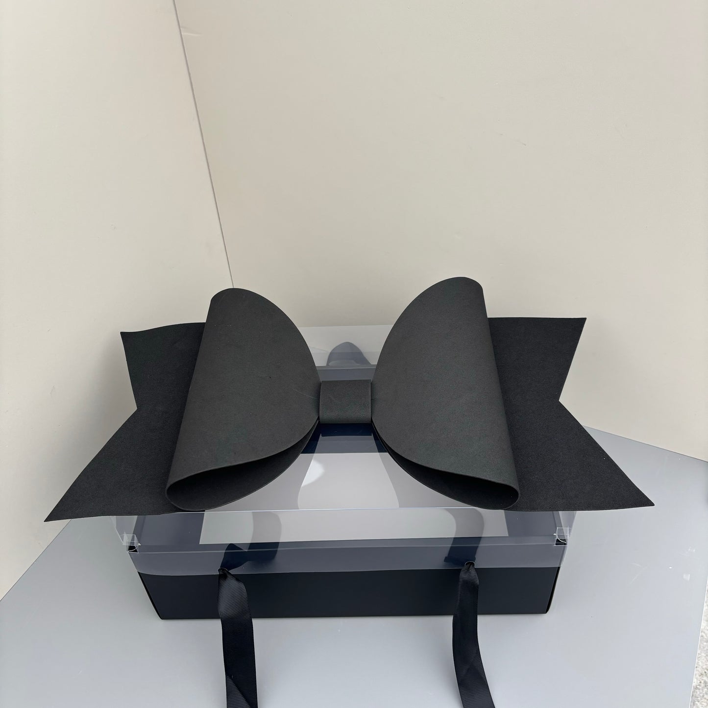 5 boxes Valentine's Day black gift box with bow tie