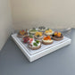 10PCS 9-cupcakes/200ML clear cup paper box with clear lid