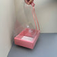 5PCS Pink Flower & Cake Box