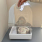 5PCS White Flower & Cake Box