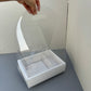 5PCS White Flower & Cake Box