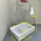 5PCS White Flower & Cake Box