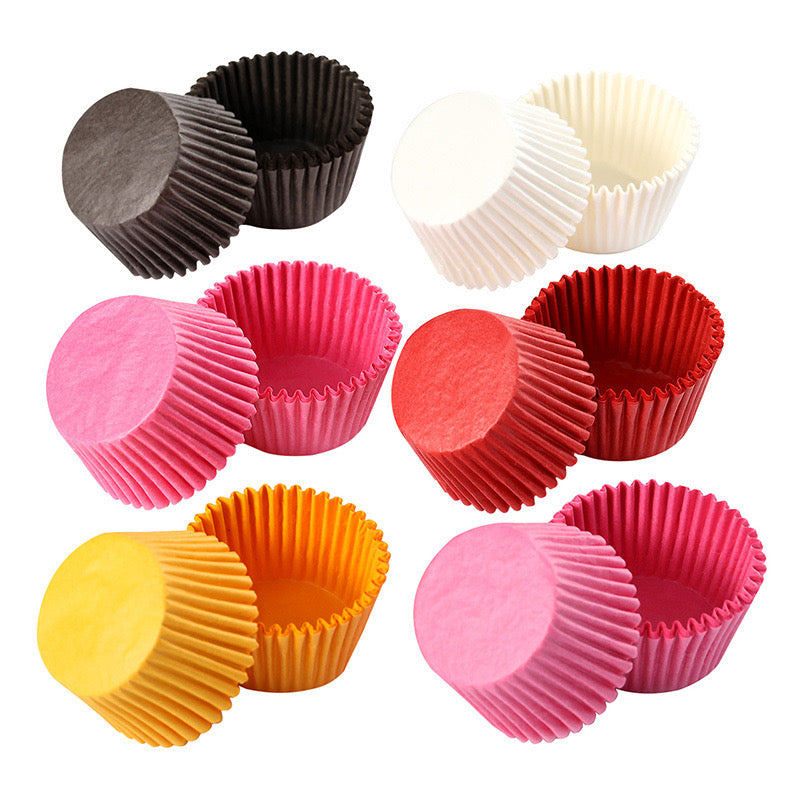 500 pcs Cupcake Liners Food Grade & Grease-Proof Baking Cups Paper