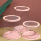 10 boxes Pink Round tall cake box with clear top window