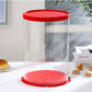 10 boxes red round tall cake box