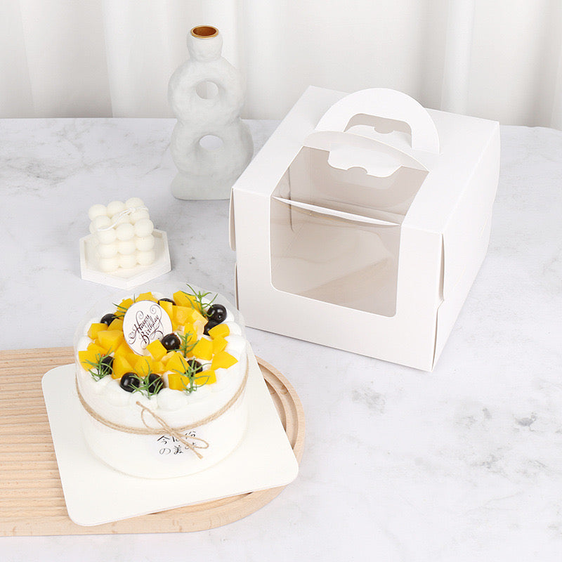 10 boxes white Cake Box with Cake Board