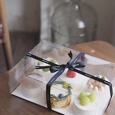 Clear Number Cake Box with Cake Board