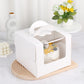 10 boxes white Cake Box with Cake Board