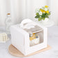 10 boxes white Cake Box with Cake Board